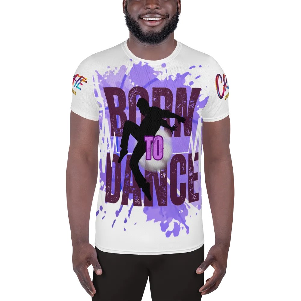 Born to Dance His Silhouette Huge Print Athletic Tee product image (3)