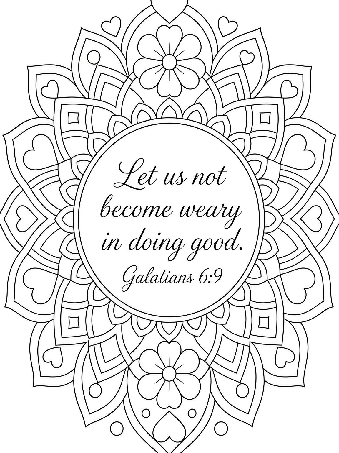 Bible Verses Coloring Book product image (5)