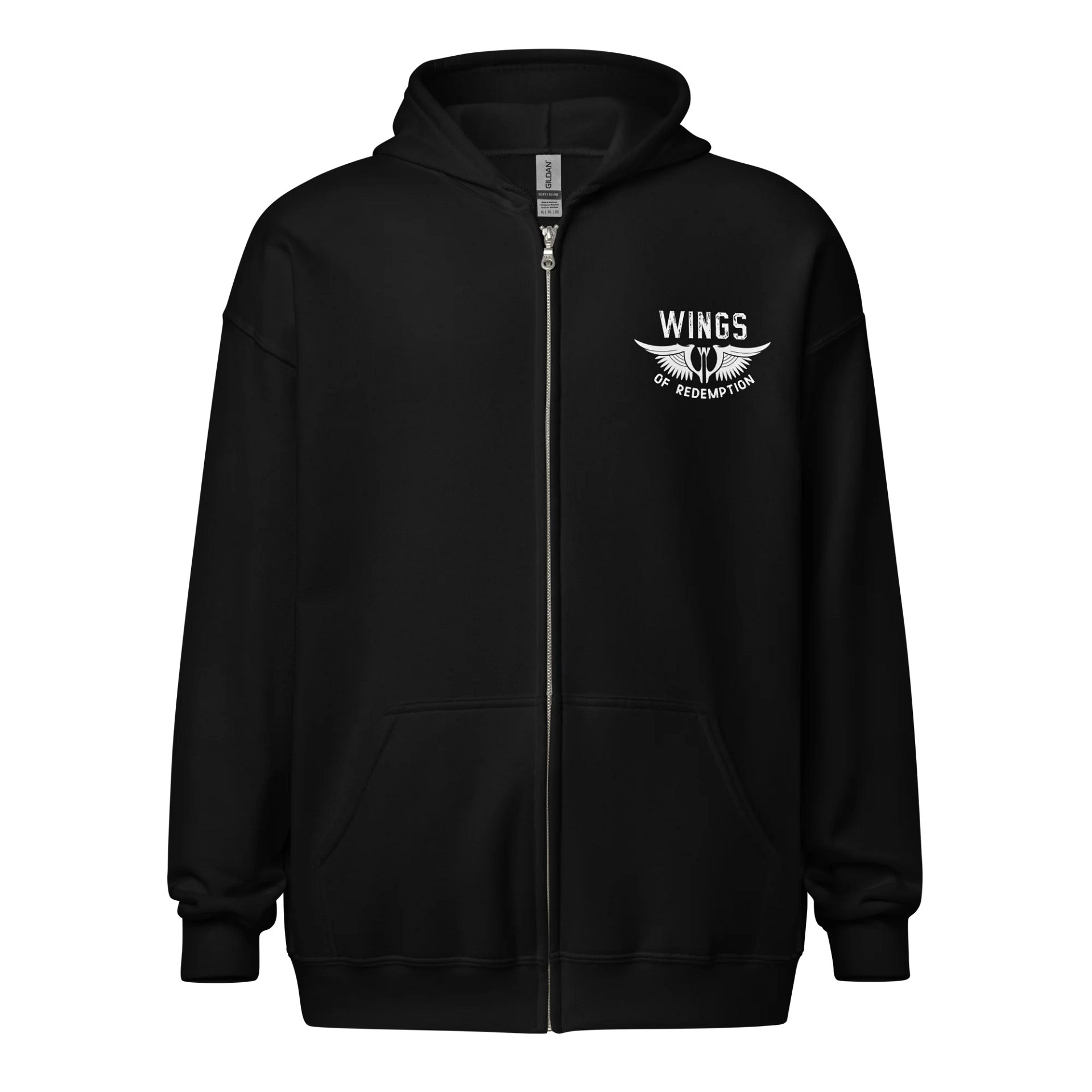 [WOR Shop] Banquet Breaker - Unisex Zip Graphic Hoodie [white logo] product image (2)