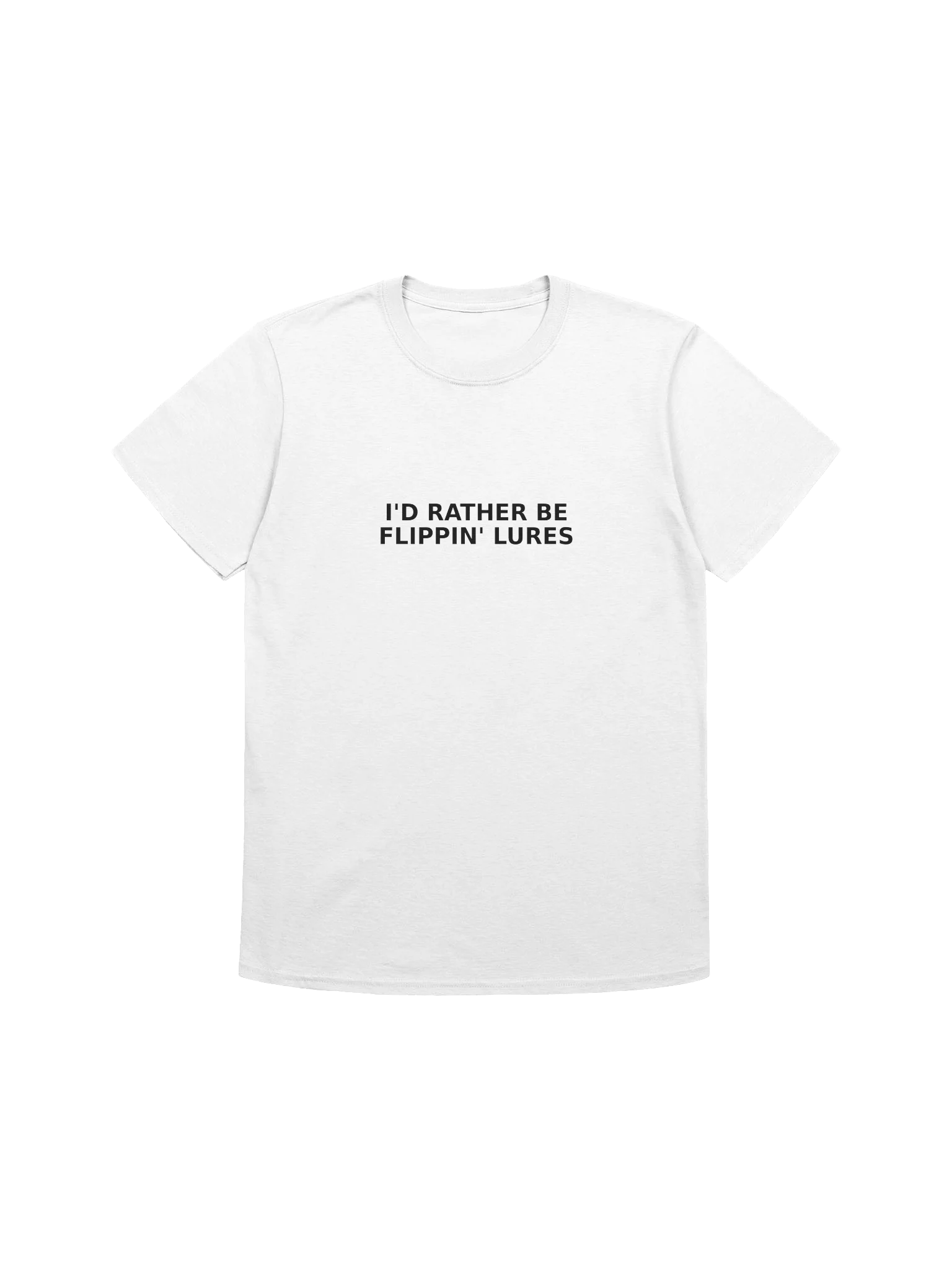 I'd Rather Be Flippin' Lures Tee product image (1)