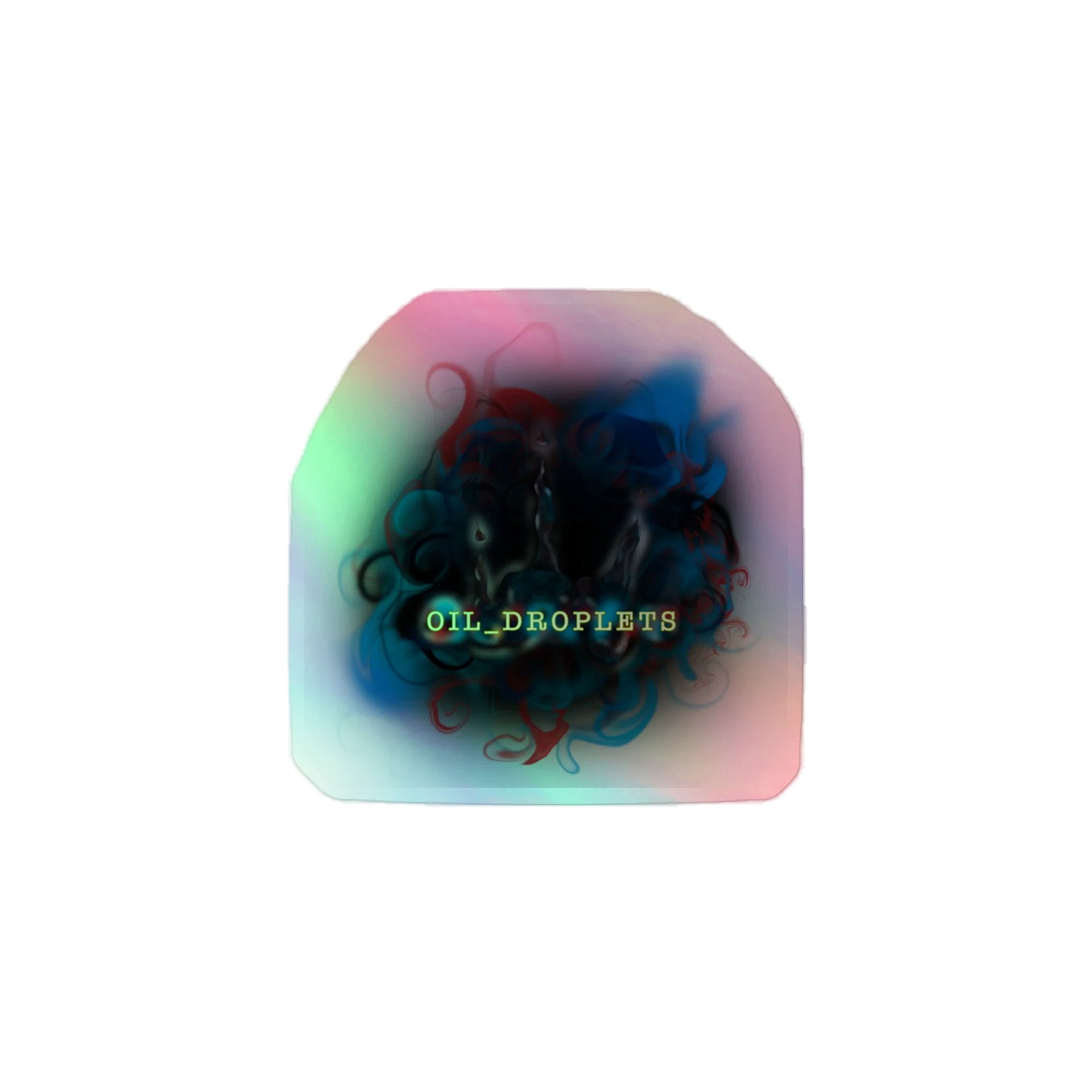Oil Drop Holographic Sticker product image (1)