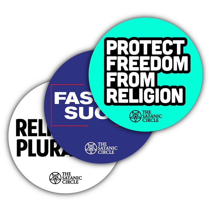The Satanic Circle - 3 Sticker Packs - (5 in.) product image (2)