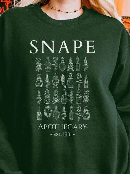 Potion Master's Apothecary Cozy Minimalist Fall Sweatshirt product image (7)