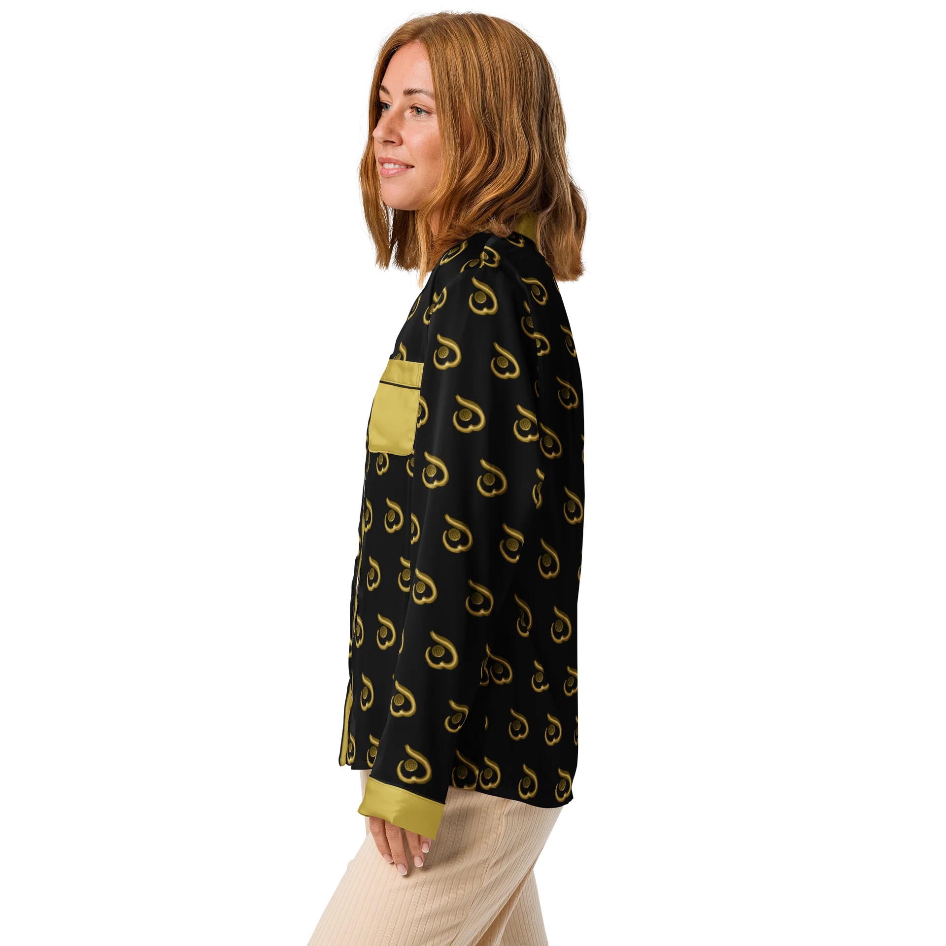 WILLOWISP Base Opp Patterned Long Sleeve Pajama Top product image (4)