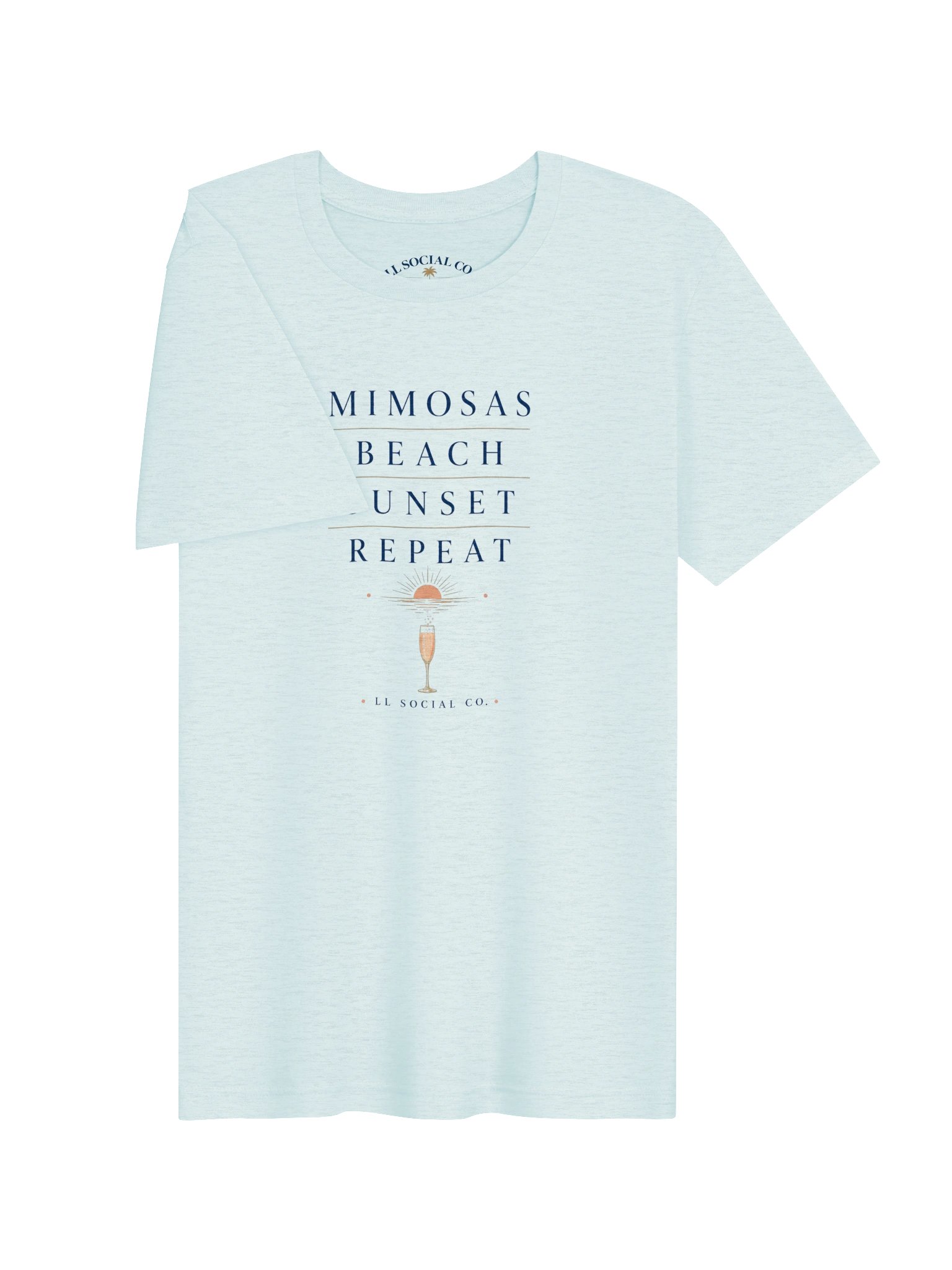 Mimosas Beach Sunset Repeat - Unisex Resort Tee product image (63)