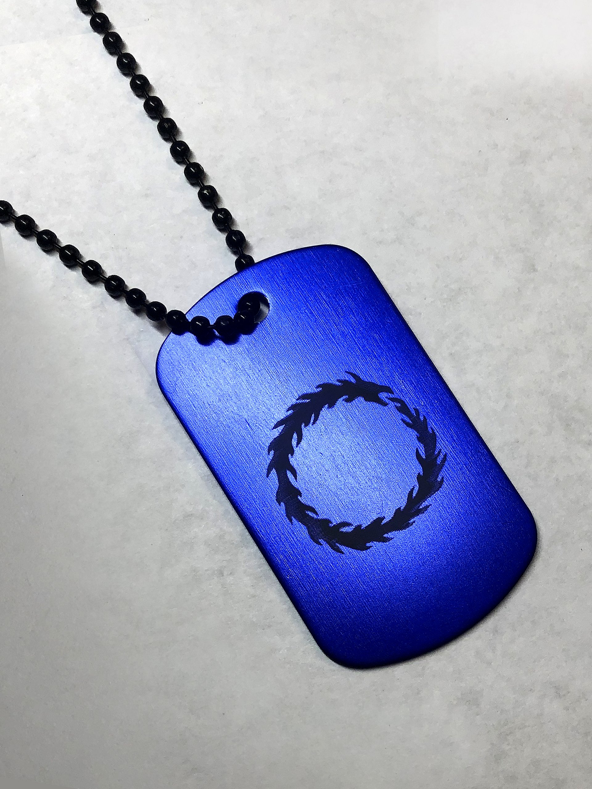 ARCANUM - Engraved Dog Tag Pendant Necklace product image (1)