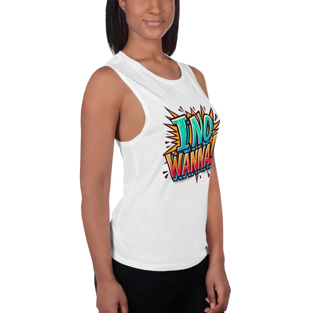 I NO WANNA WOMANS TANK product image (4)