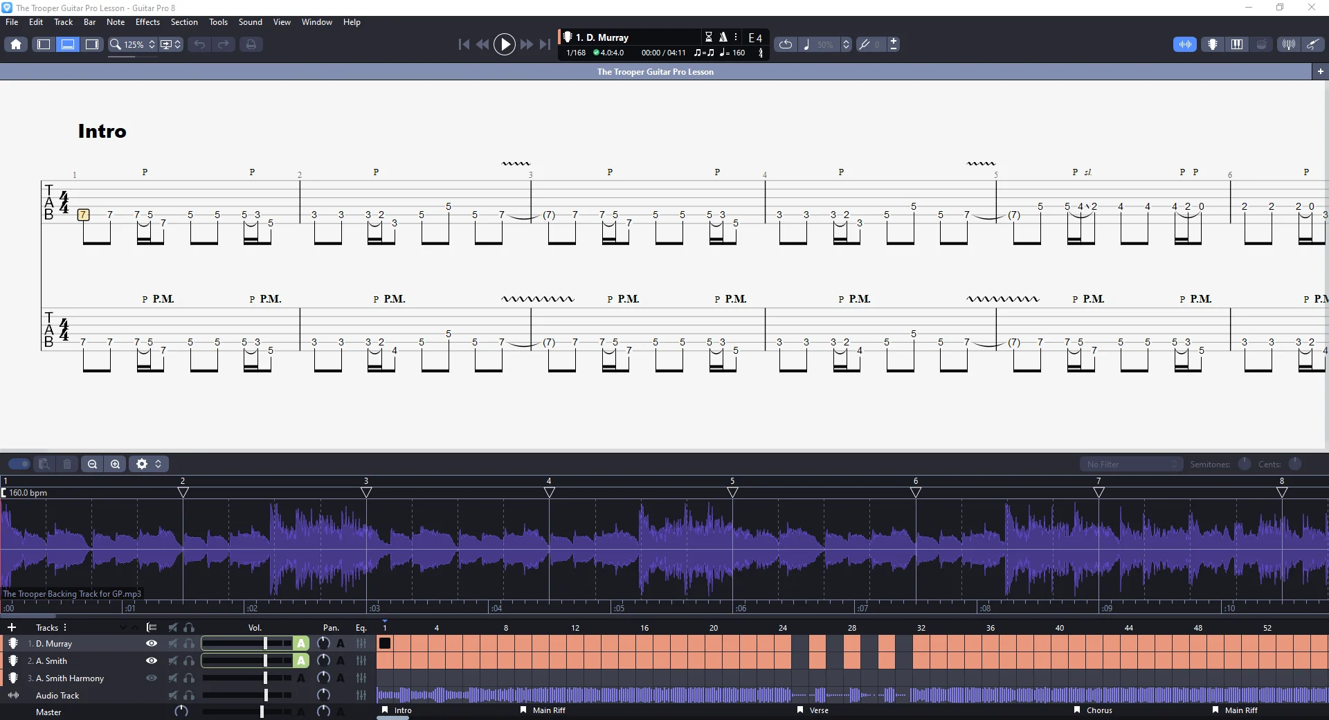 The Trooper | PDF Tab + Guitar Pro | Iron Maiden product image (3)