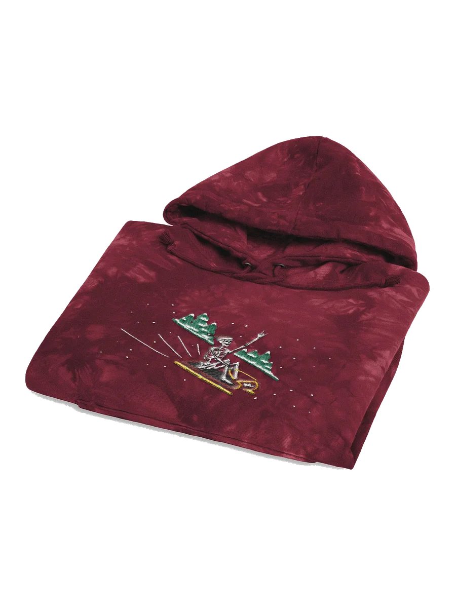 Sledding Skelly Champion TieDye Hoodie product image (1)