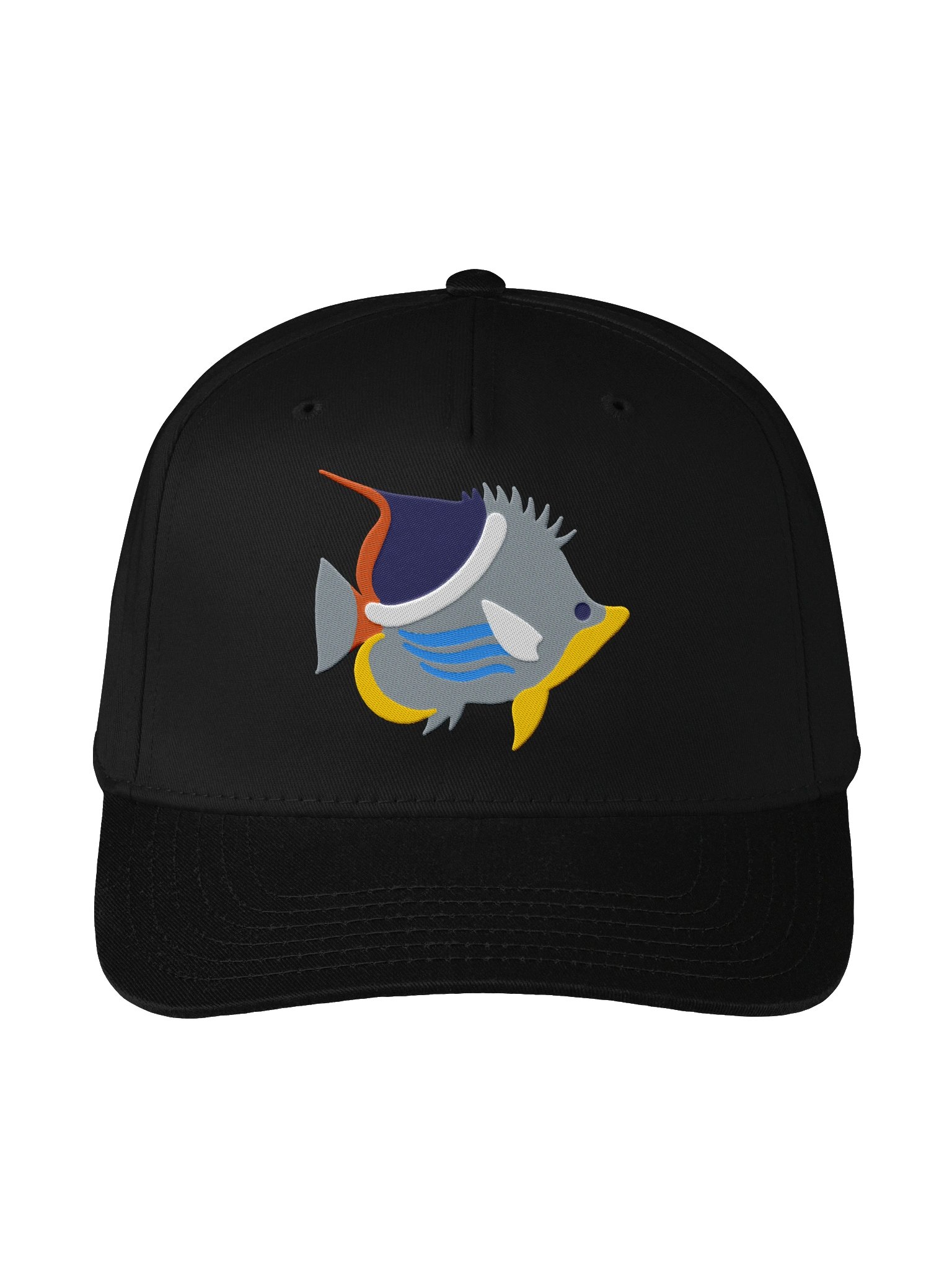 Threadfin Butterflyfish Mid-Profile Baseball Cap (Embroidered) for Reef and Marine Aquarium Lovers product image (4)