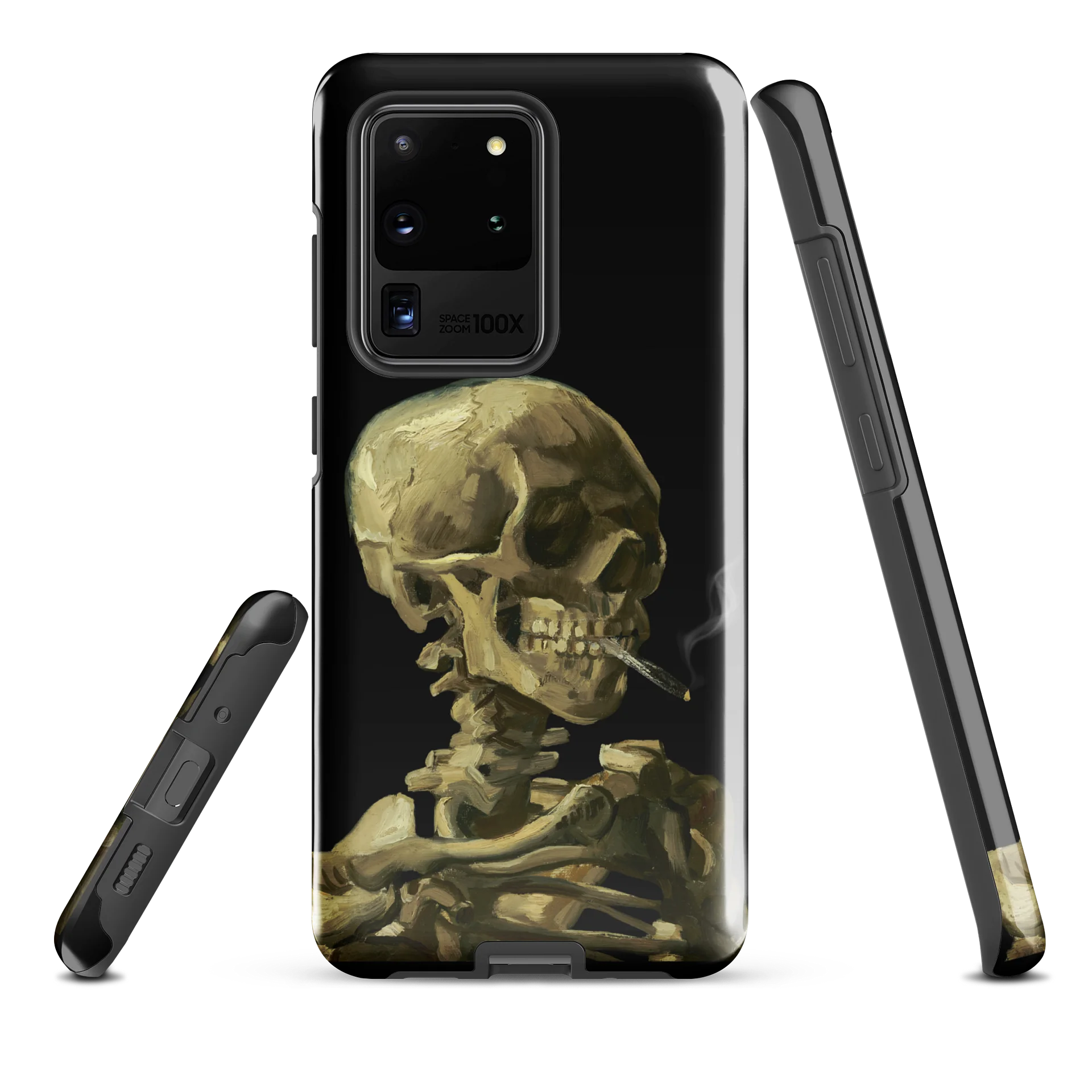 Van Gogh – Skull of a Skeleton with a Burning Cigarette Samsung® Tough Case product image (1)