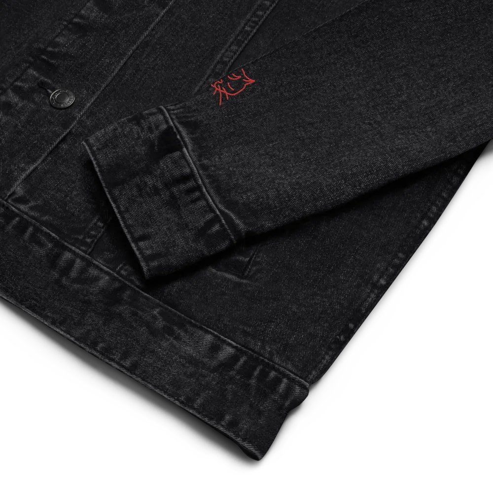 Halethulu Logo Denim Jacket product image (4)