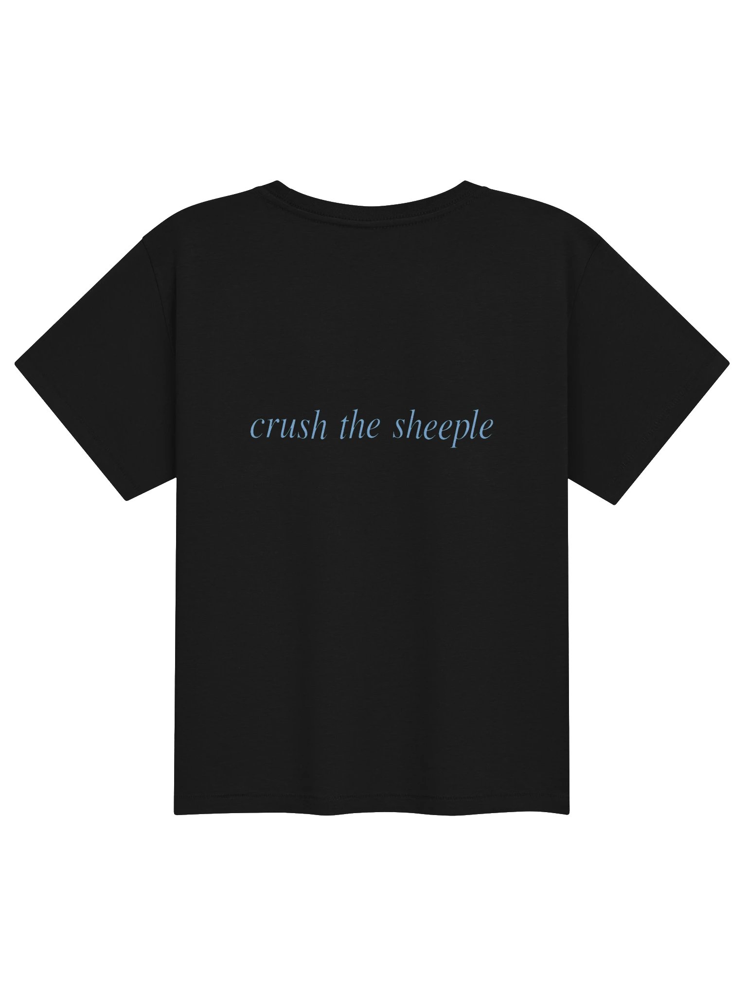 No ShopCo Cotton Heritage Women's High-Waisted Periwinkle Crush the Sheeple Tee product image (8)