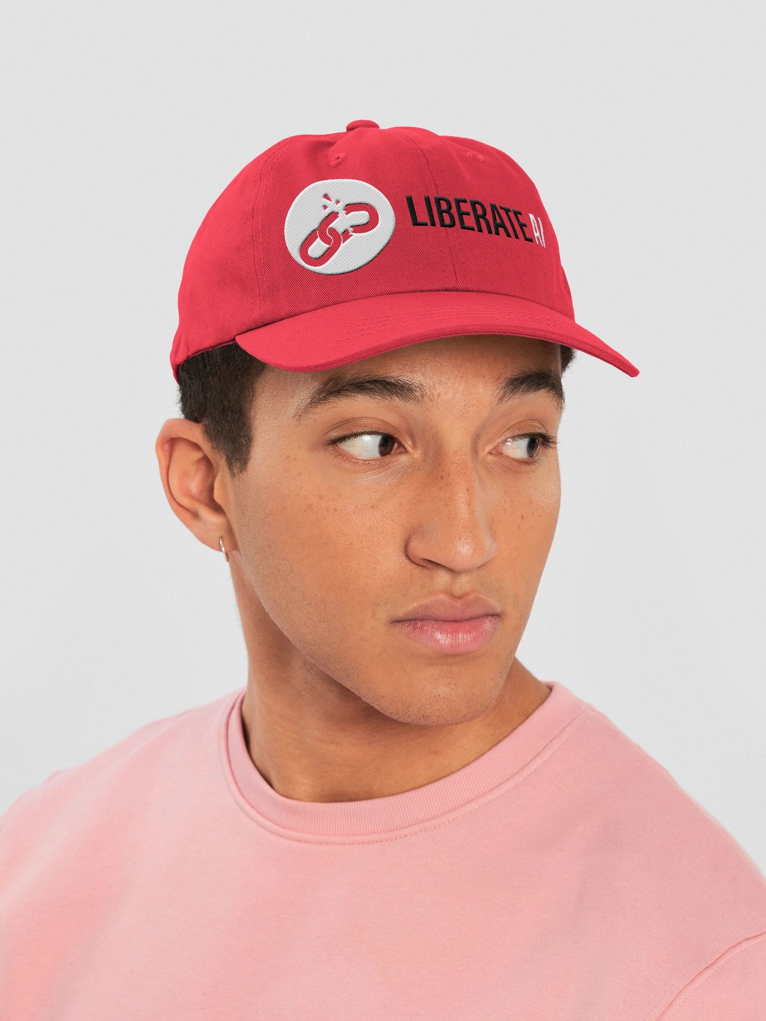 Liberate AI Movement Hat (Red or Blue) product image (6)
