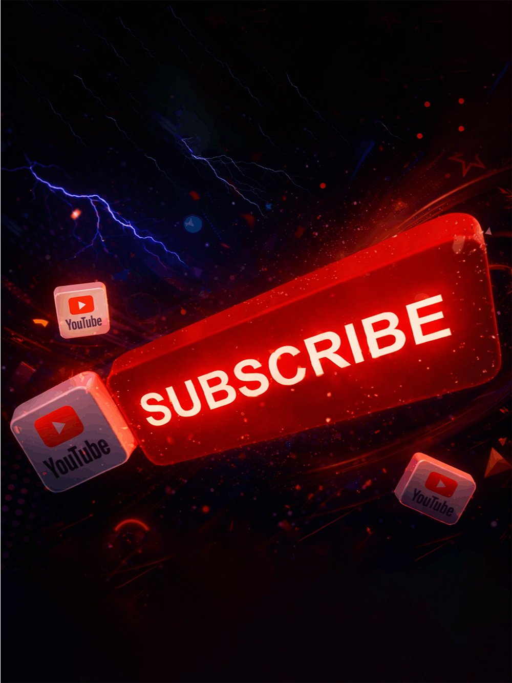 YouTube Subscribe Button & “Thanks for Watching” Outro Template product image (1)