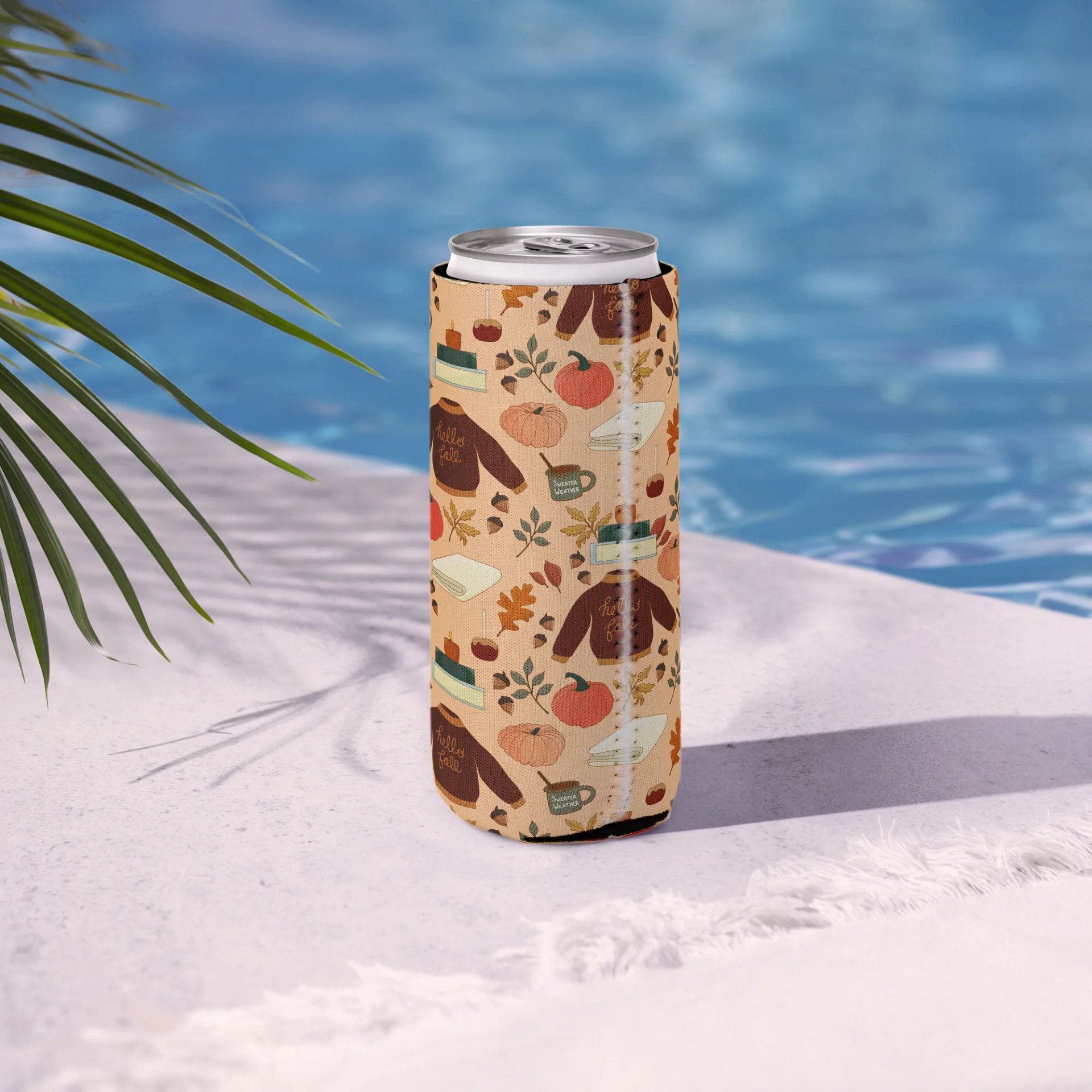 Cozy Fall Pattern Can Koozie product image (5)