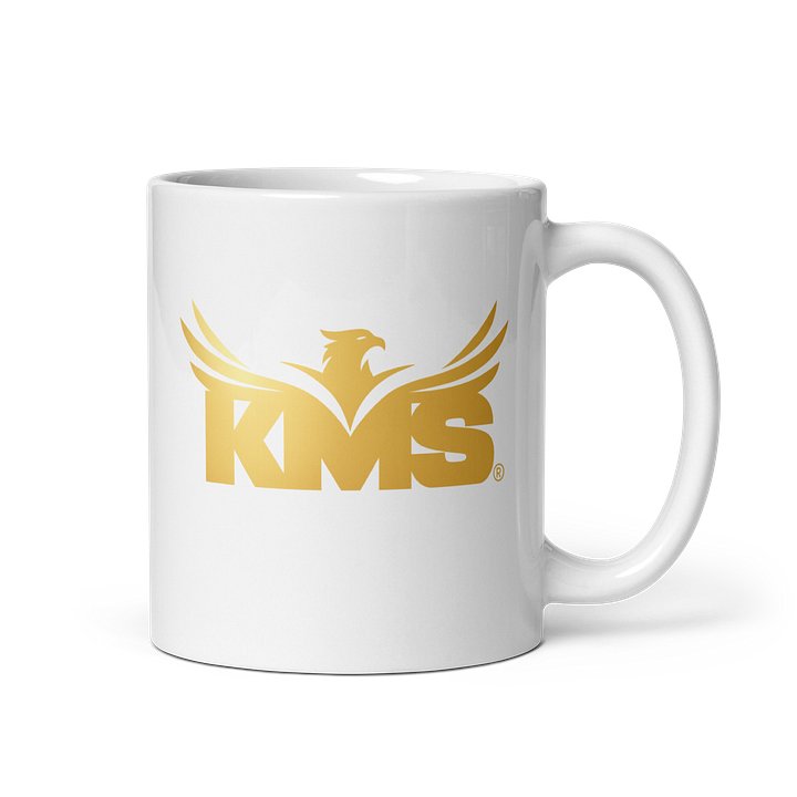 Mug KMS blanc Or product image (1)