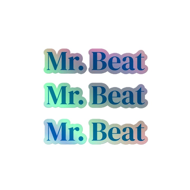 Mr. Beat Halographic Sticker product image (2)