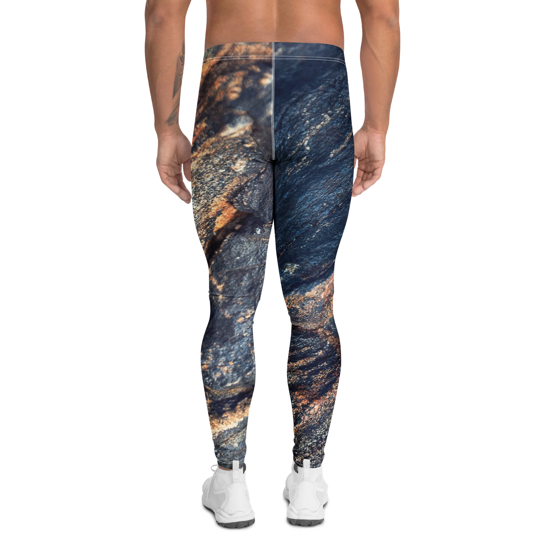 Obsidian Vein All-Over Print Men's Performance Leggings product image (3)