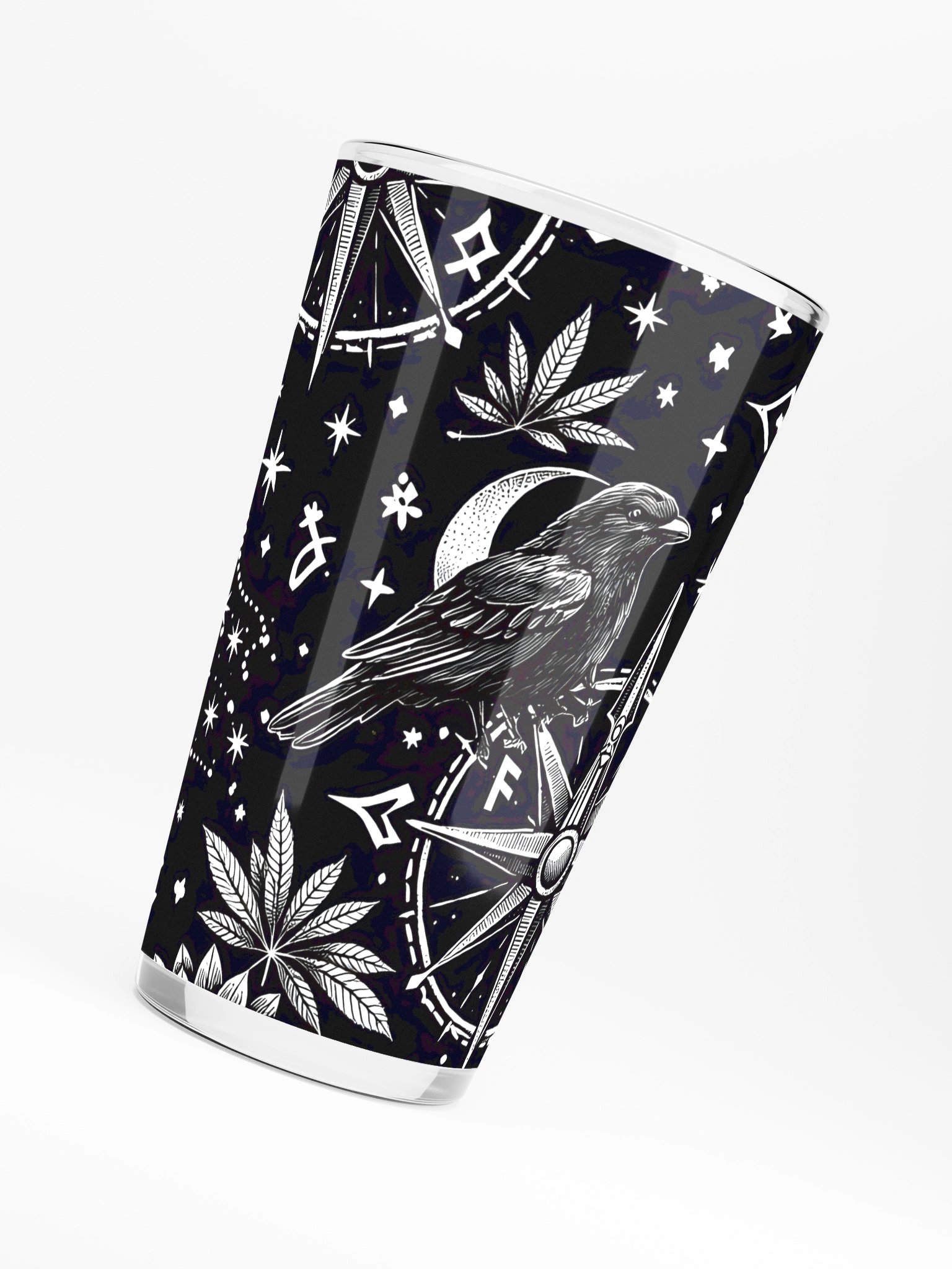Norse Mystic Compass Shaker Pint Glass product image (6)