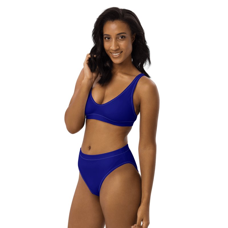 Plain Color Navy Blue Bikini Set product image (4)