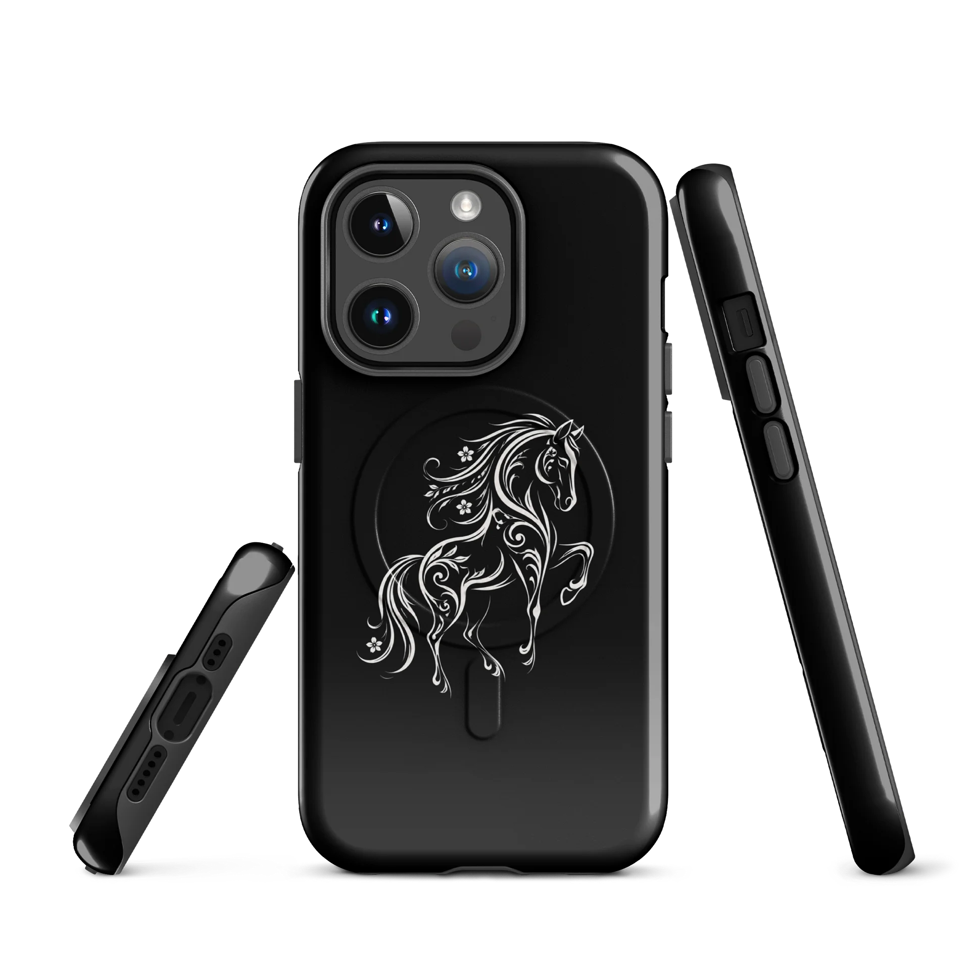 Decorative White Horse MagSafe Tough Case product image (5)