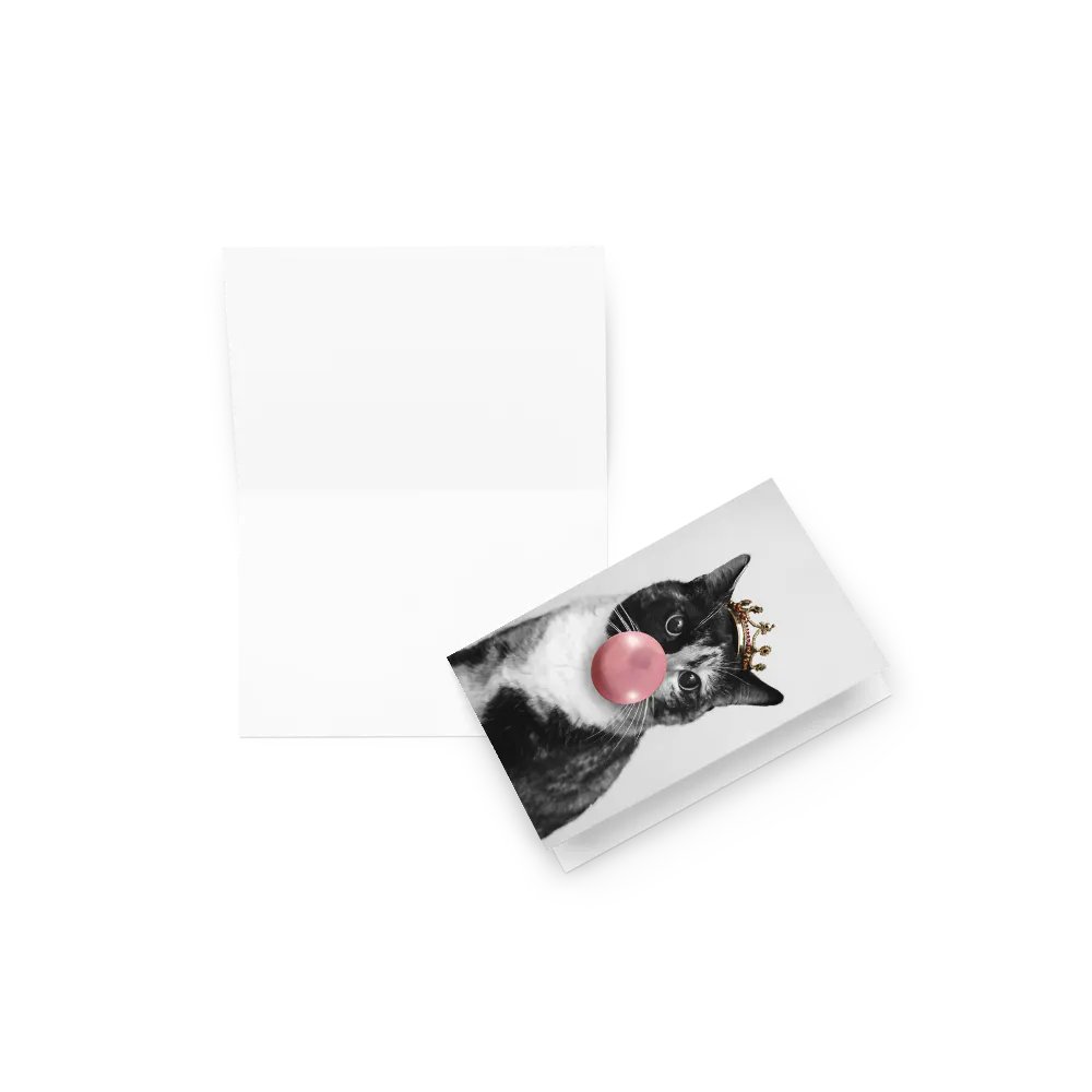 Queen Patchy Bubblegum Greeting Card product image (2)