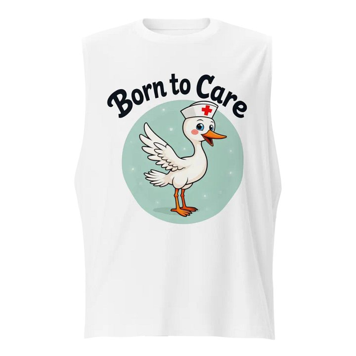 Quirky Nurse Duck Muscle Tank product image (1)