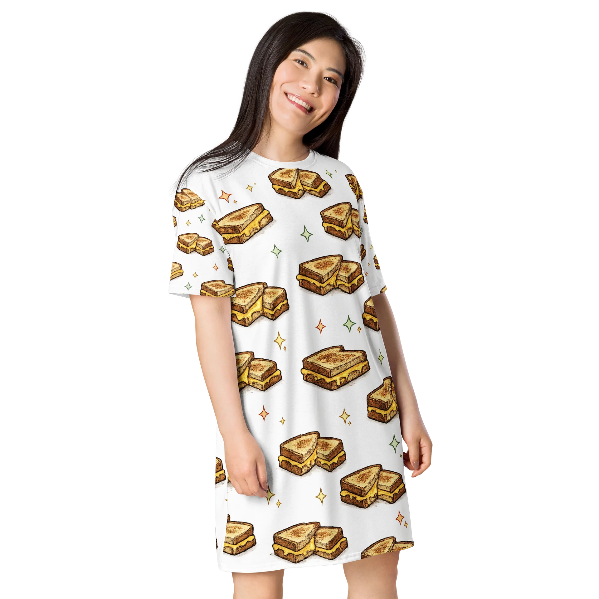BEST DAMN GRILLED CHEESE OVERSIZED SLEEP SHIRT product image (4)