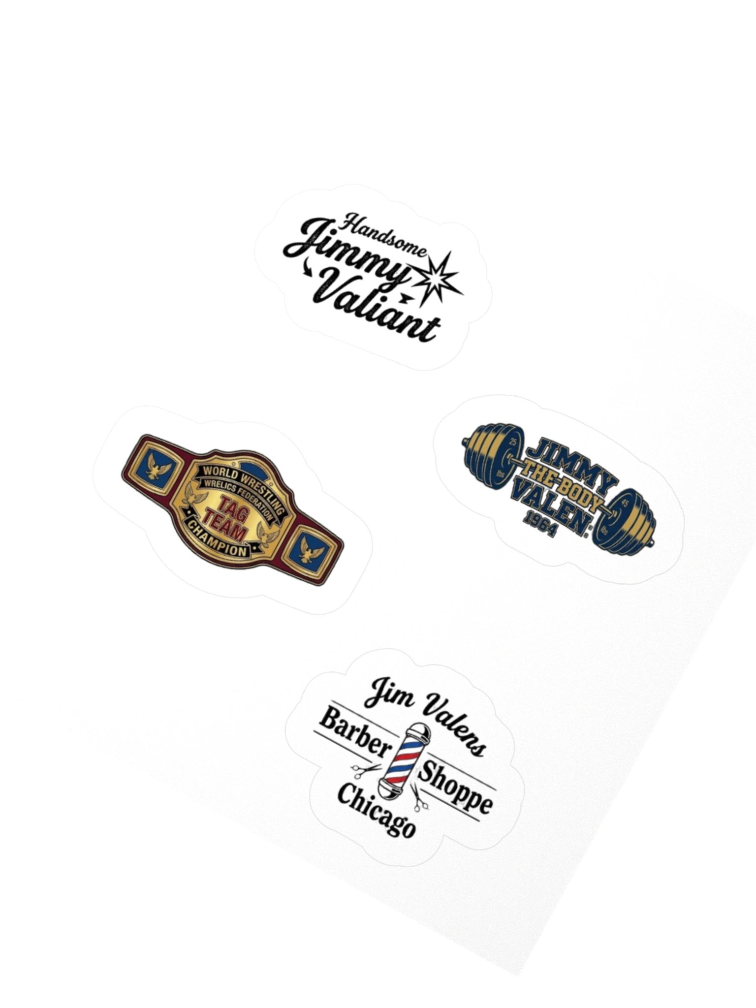 Jimmy Valiant 60s Kiss Cut Sticker Set product image (4)