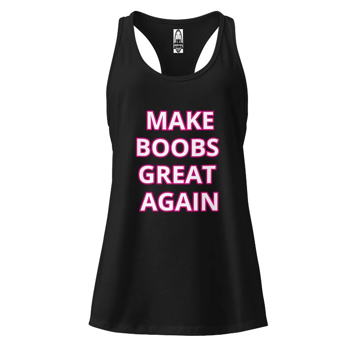 Feminist Activewear: Make Boobs Great Again Tank Top product image (1)