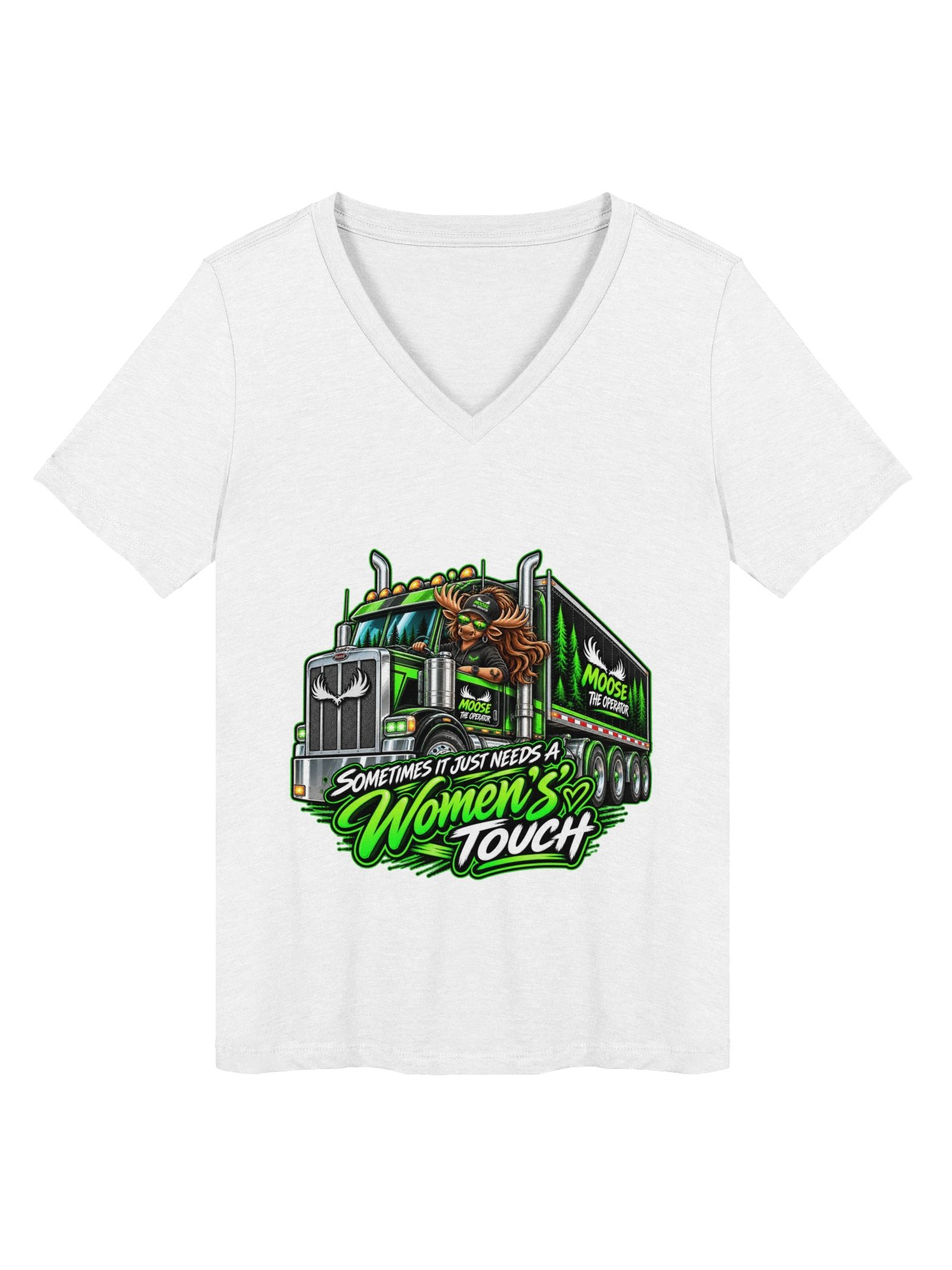 Moose Women's Touch Semi Truck T-Shirt product image (1)