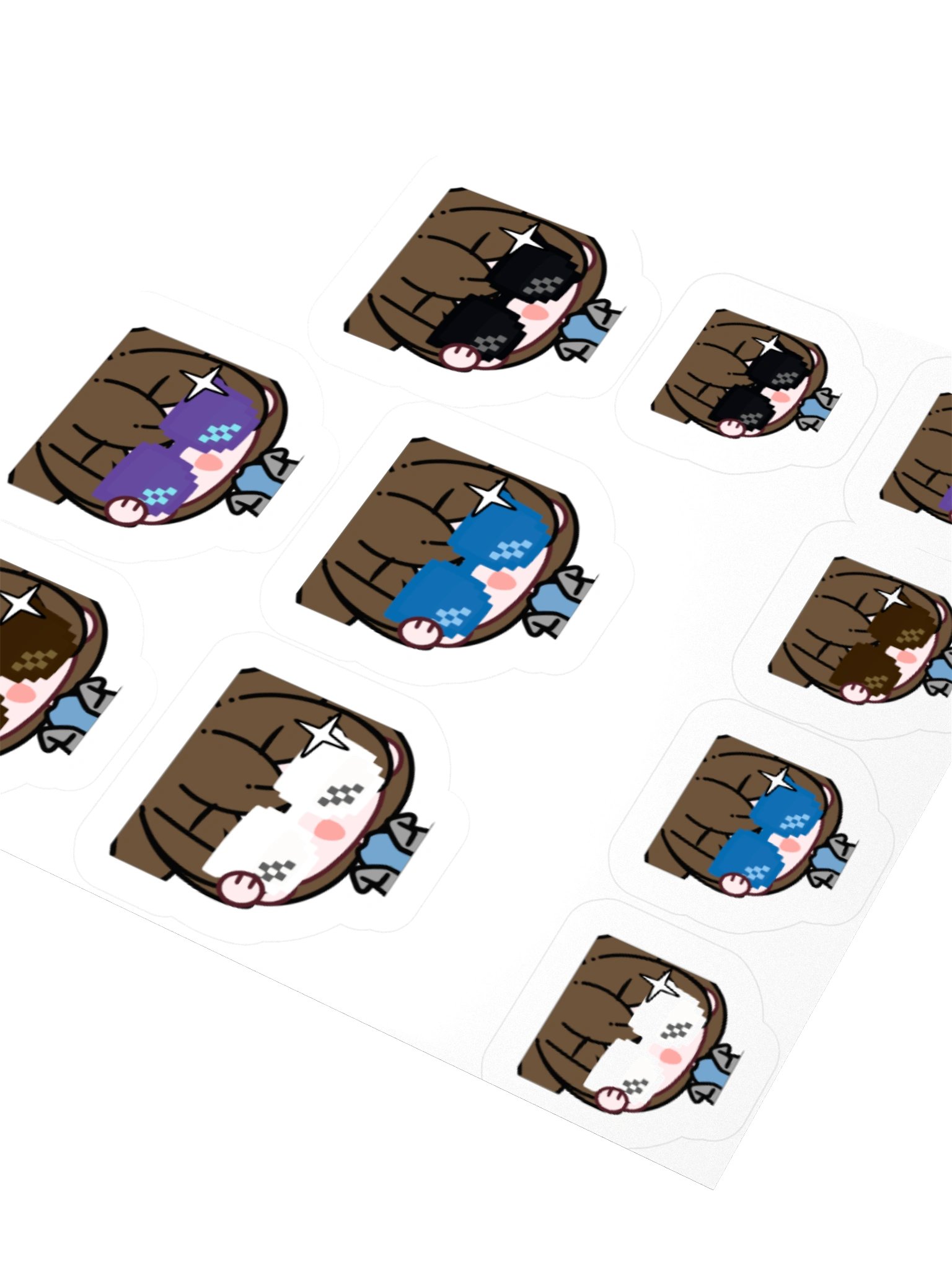 FluuiBun Stickers - Pixelated Shades Wave product image (3)