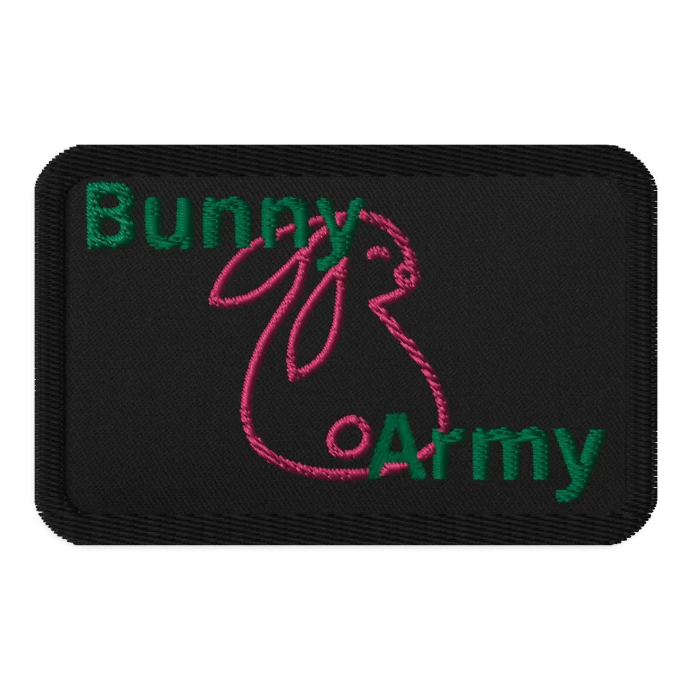 Bunny Army Patch product image (1)