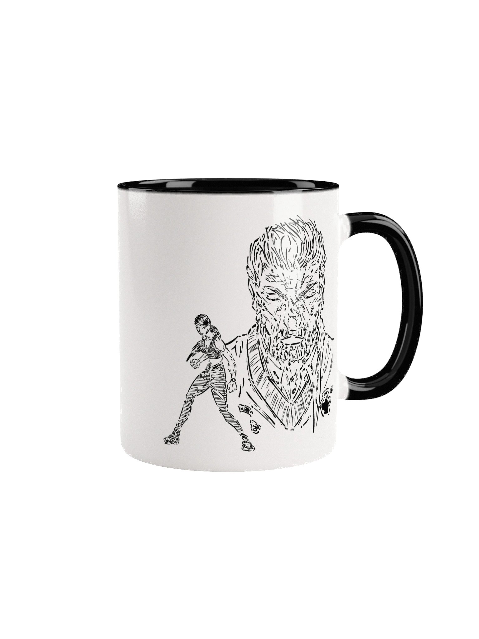 MEIFUMADO | Takahashi & Sakura | Black & White Mug product image (1)