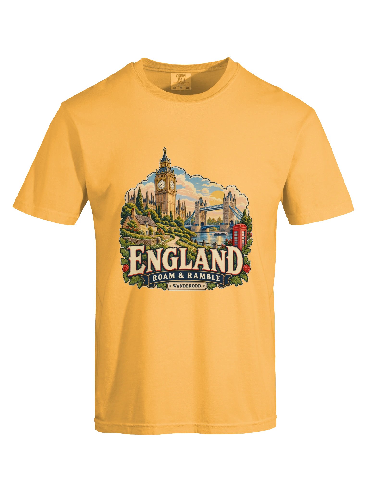 England Big Ben Graphic T-Shirt – Comfort Colors® | WanderOdd product image (99)