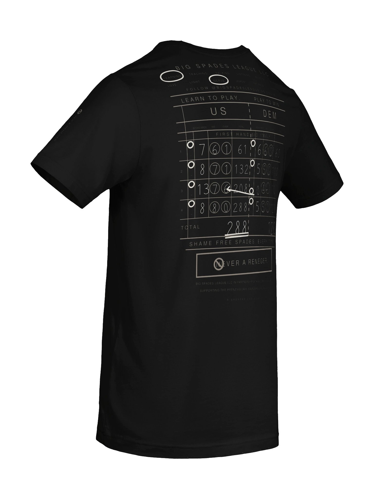 The Score Sheet Tee (Chalk) product image (8)