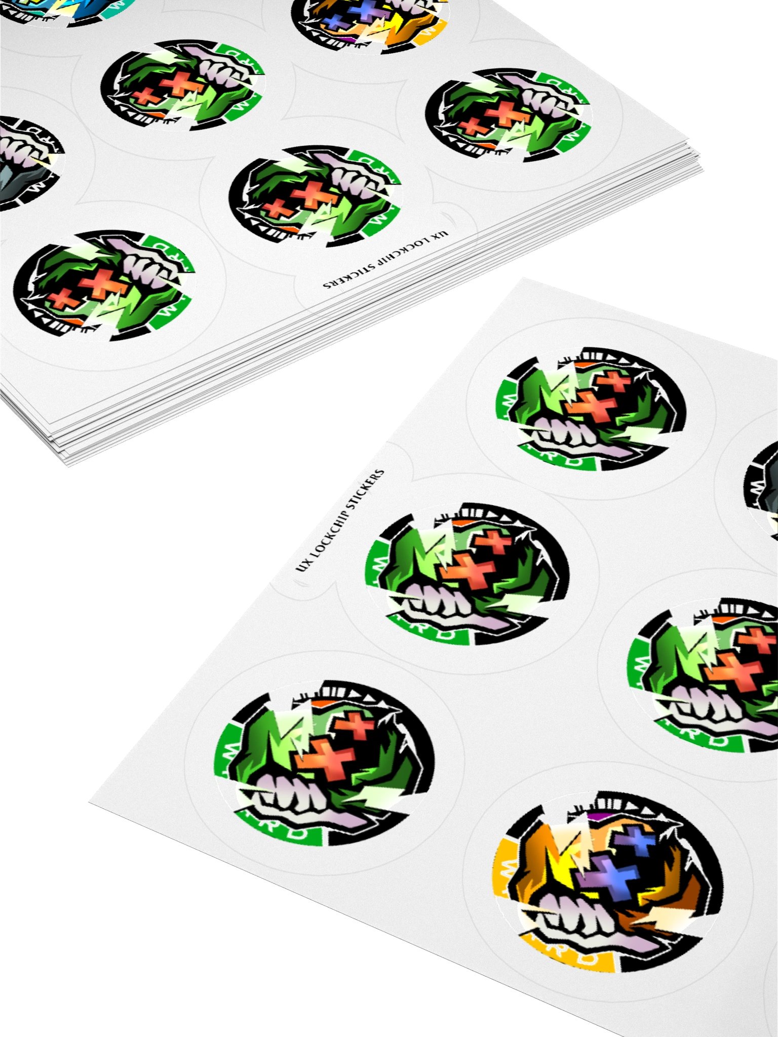 The UX Lock Chip Sticker Pack product image (4)