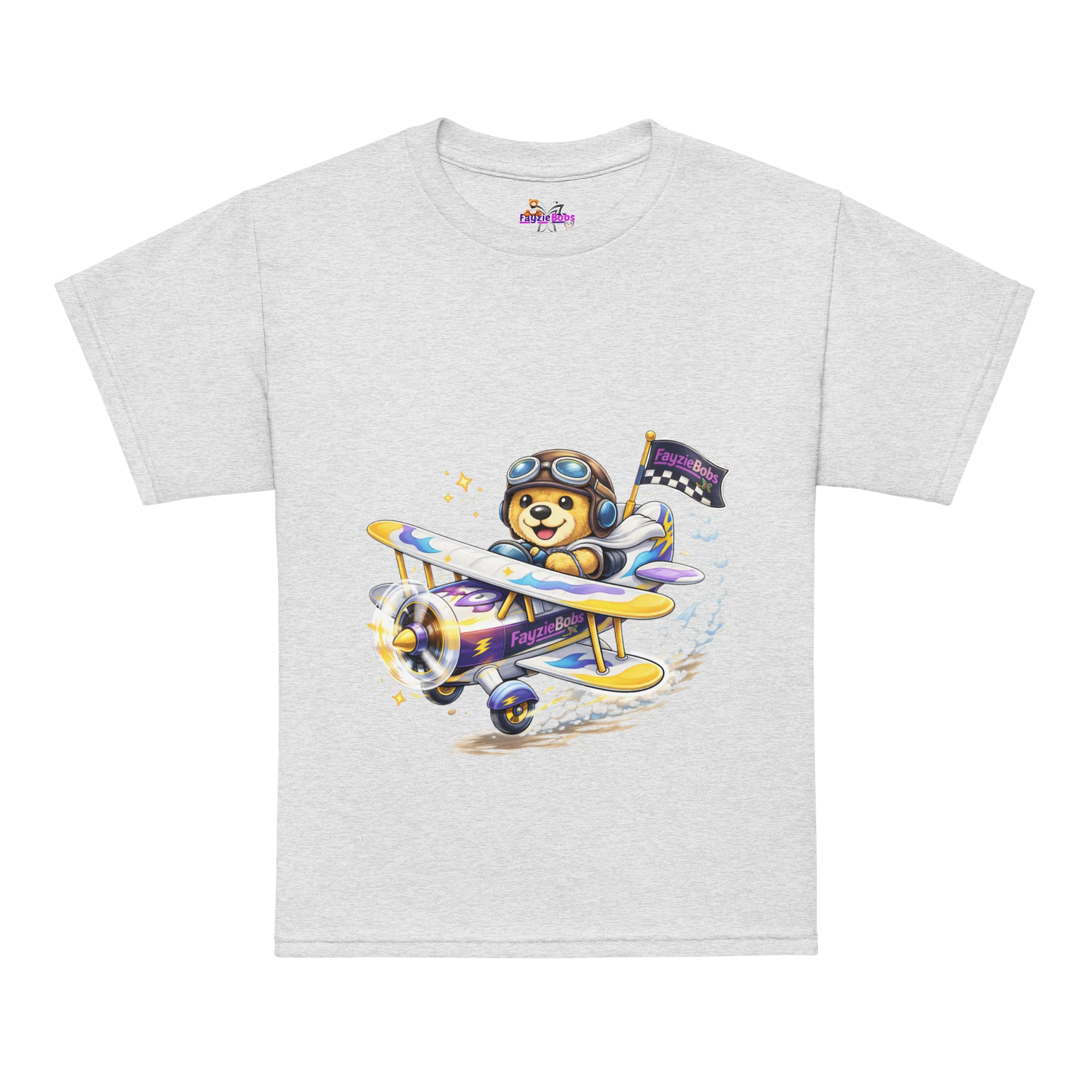 Bobzie Aviator Adventure Youth Tee | Explorer Edition by FayzieBobs product image (7)