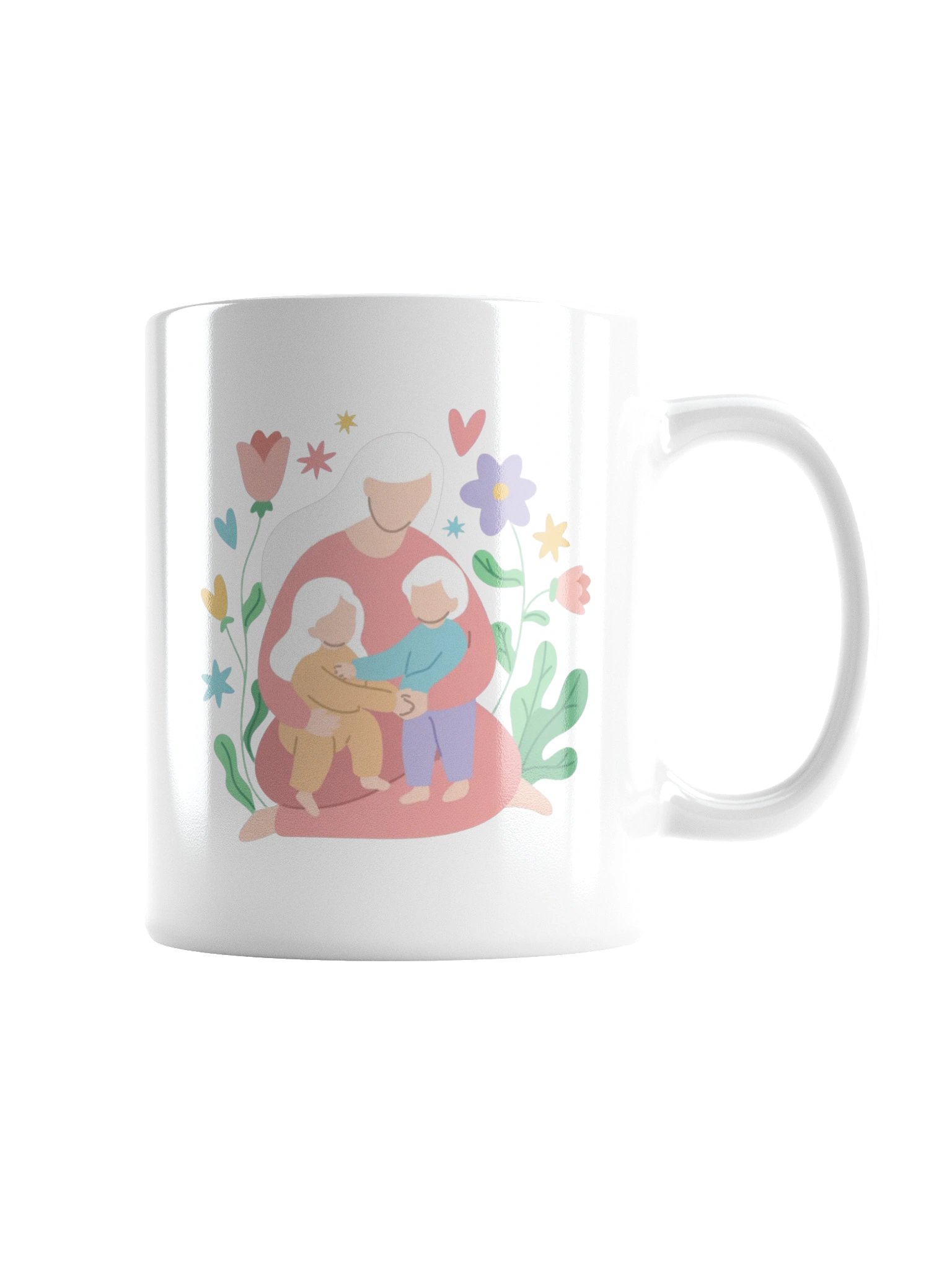 Heartwarming Mom and Kids Keepsake Coffee Mug product image (3)