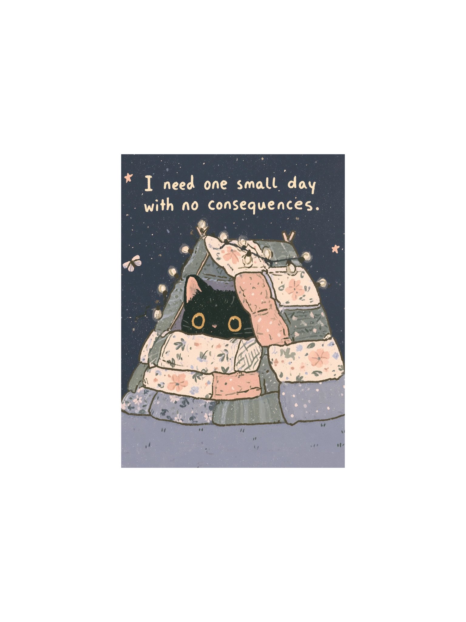 No Consequences Cat Fort Poster product image (4)