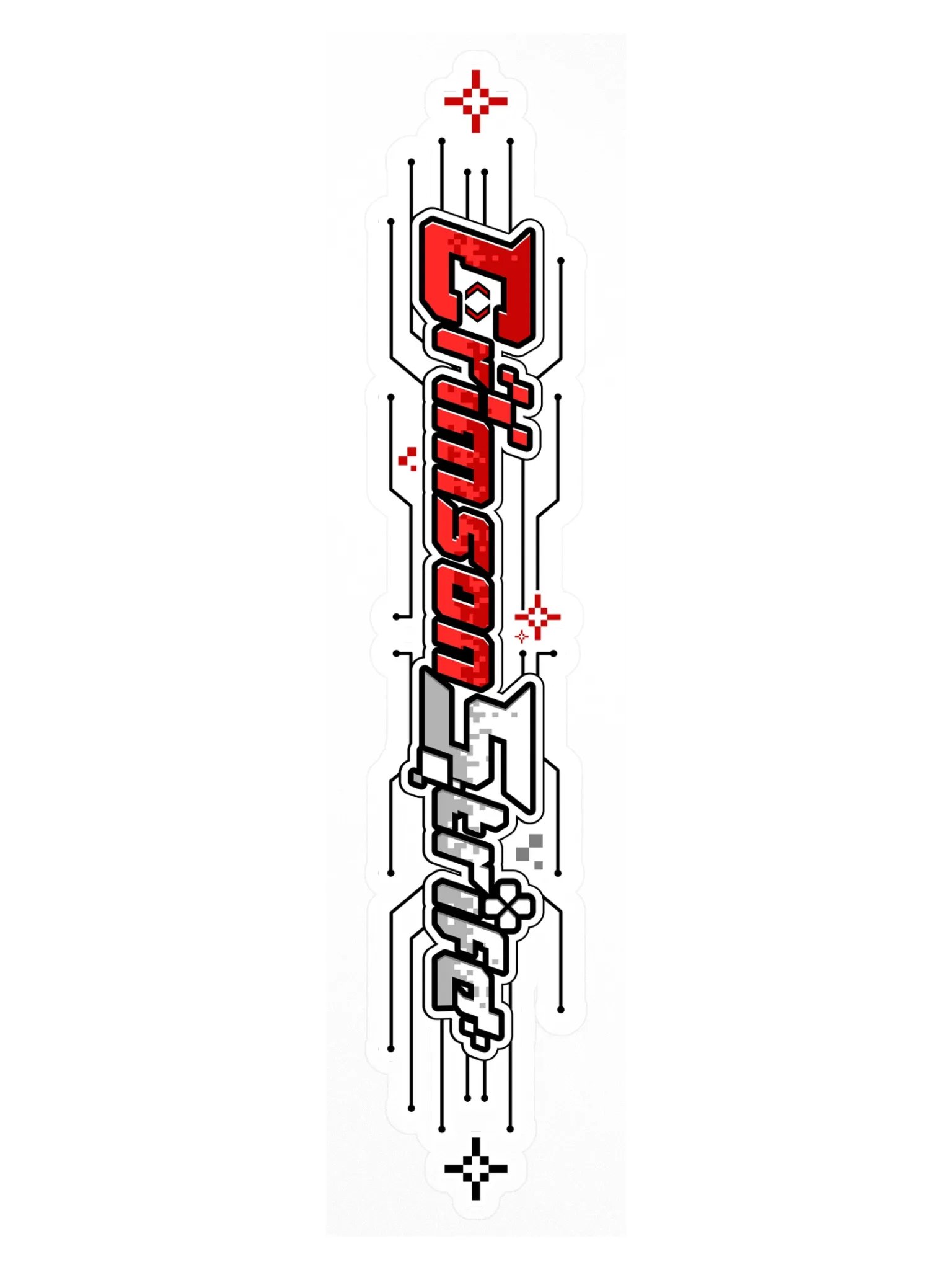 CrimsonStrife Horizontal Logo Sticker product image (3)