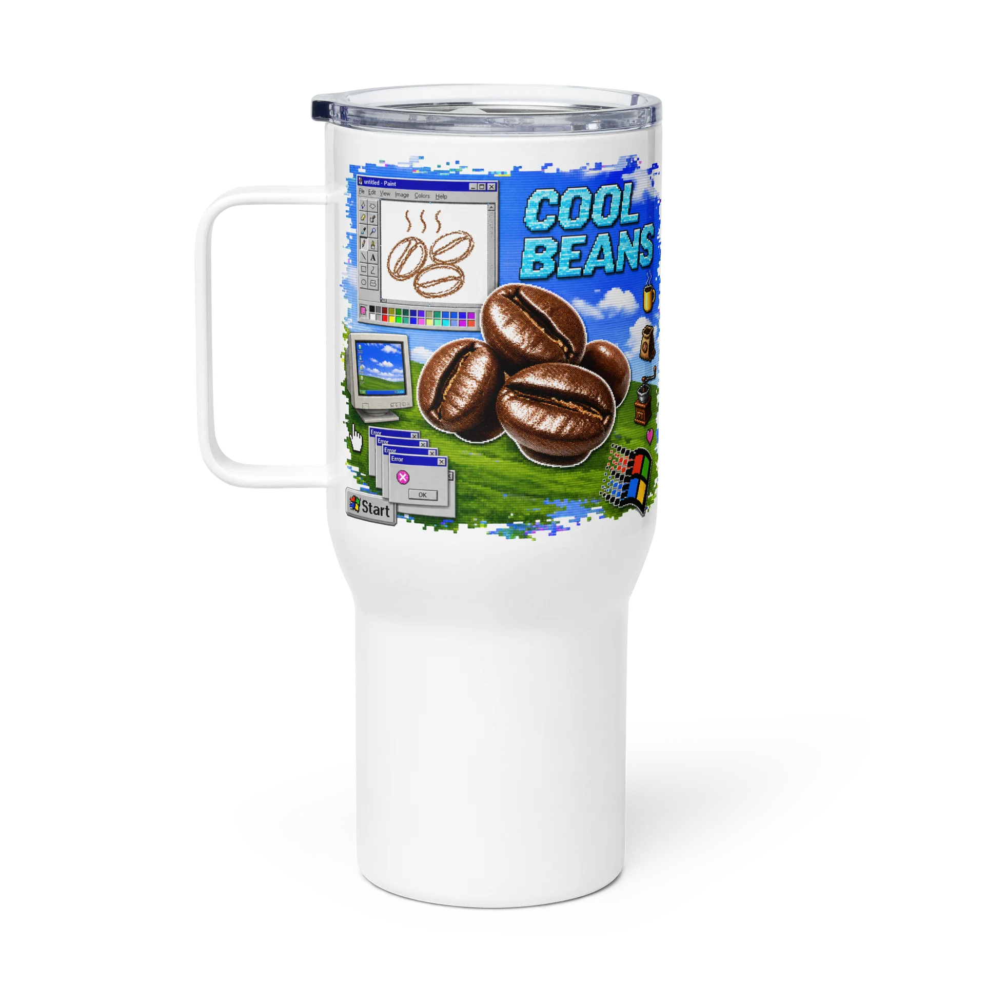 Cool Beans Coffee Pixels Travel Mug product image (2)