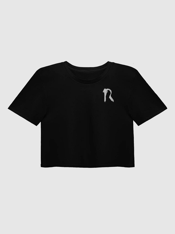 White Logo Crop Top product image (1)