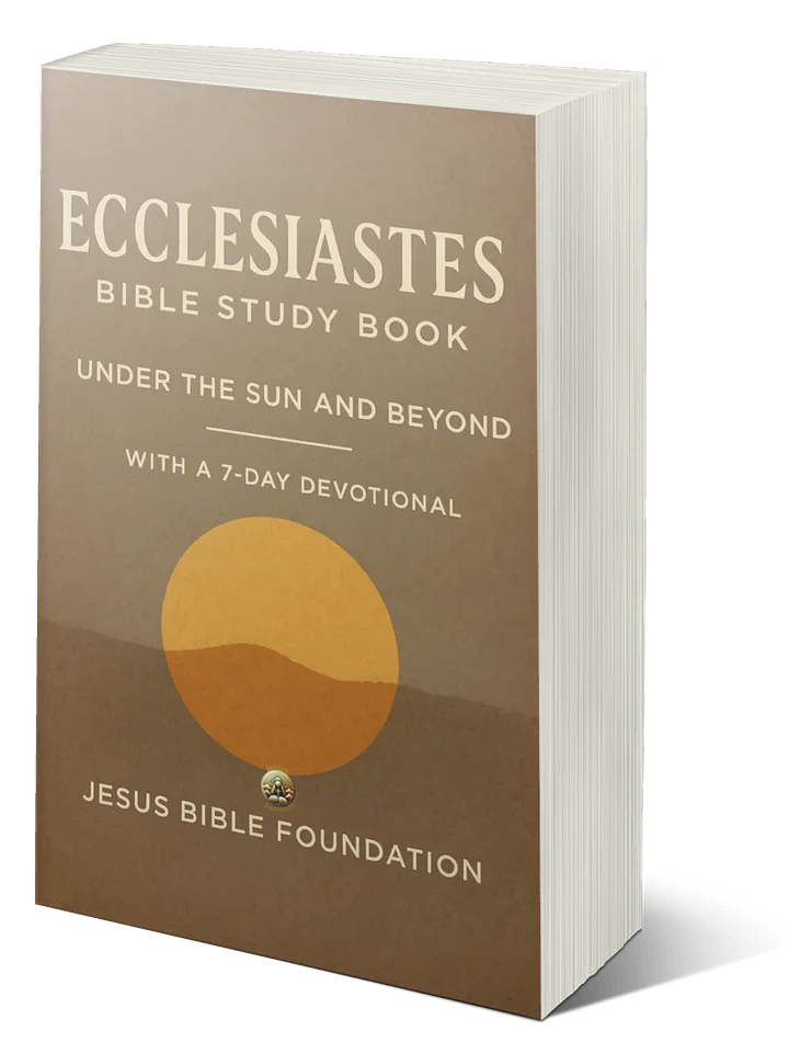 Ecclesiastes Bible Study Book: Under the Sun and Beyond With A 7 years devotional product image (1)