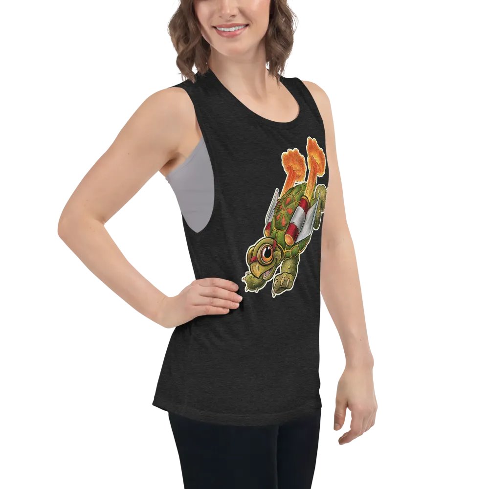 Jetpack Tortoise - SFA Women's Muscle Tank product image (7)