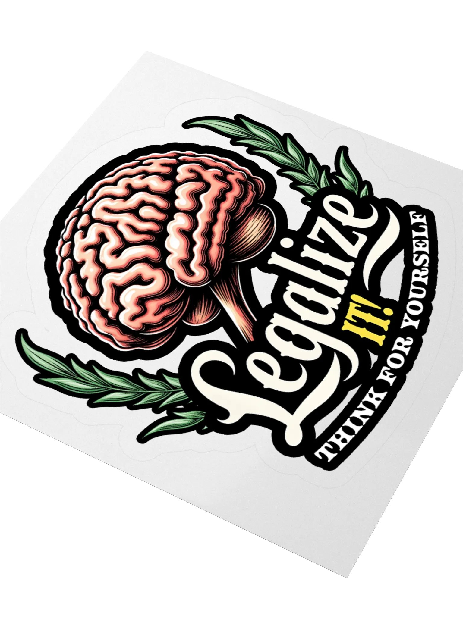 Legalize It: Think For Yourself Sticker product image (3)