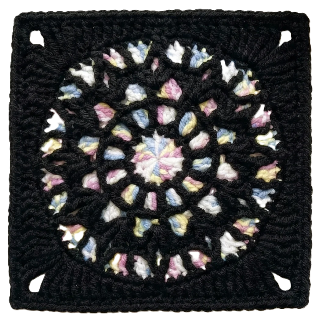 Stained Glass Granny Square 2 product image (1)