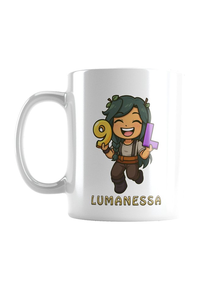 9LS4 Lumanessa White Glossy Mug product image (2)
