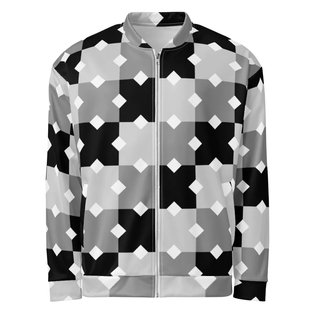 Symmetric Crosses Bomber Jacket product image (1)